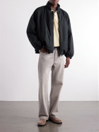 ssstein - Gathered Cotton-Blend Shell Jacket - Black