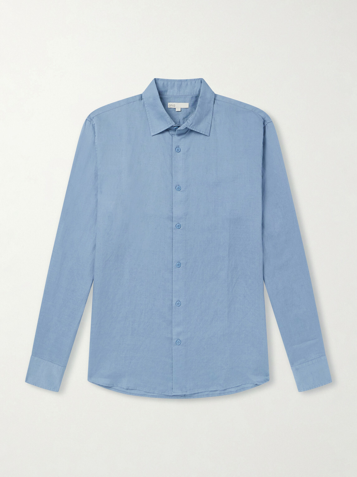 Onia - Linen and Lyocell-Blend Shirt - Blue