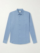 Onia - Linen and Lyocell-Blend Shirt - Blue