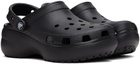 Crocs Black Classic Platform Clogs