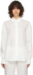 Louisa Ballou White Oversized Shirt