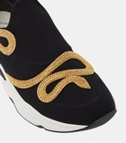 Rene Caovilla Morgana embellished sneakers