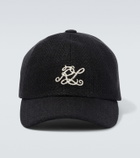 Ralph Lauren Purple Label Linen-blend herringbone baseball cap