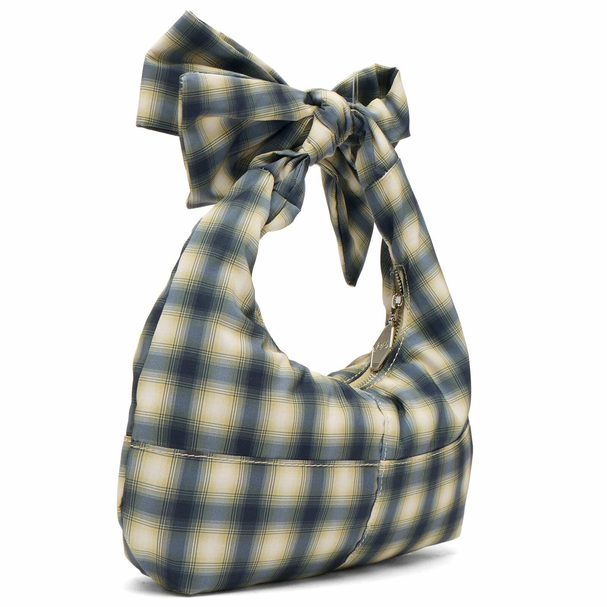 Damson Madder Women's Roo Check Tie Bag in Multi 