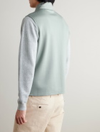 Peter Millar - Winsome Hybrid Quilted Striped Shell and Piqué Gilet - Green