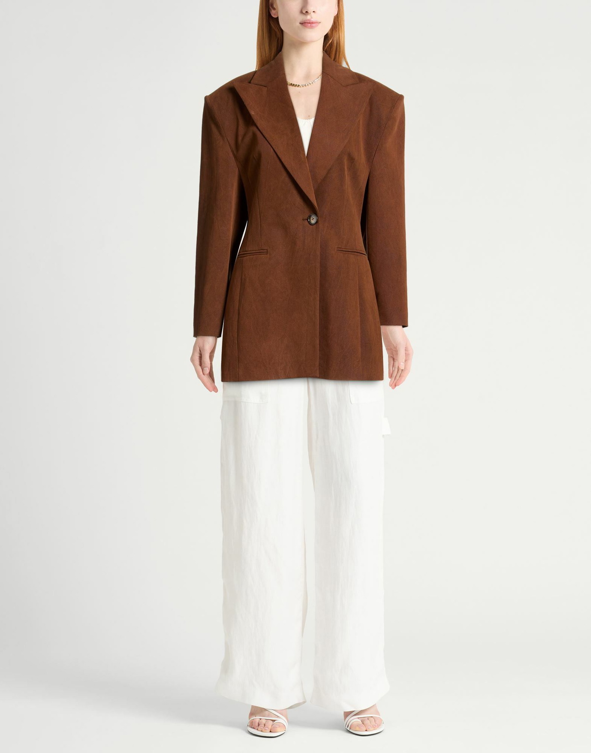 The Andamane Womens Blazer Tan