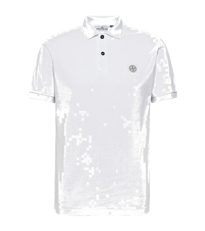 Photo: Stone Island Logo patch cotton polo shirt