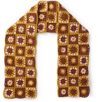 Story Mfg. - Crocheted Organic Cotton Scarf - Brown