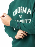 MC2 Saint Barth Man Crewneck Sweater With Courma Vs St. Moritz Jacquard