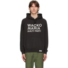 Wacko Maria Black Washed Pullover Hoodie