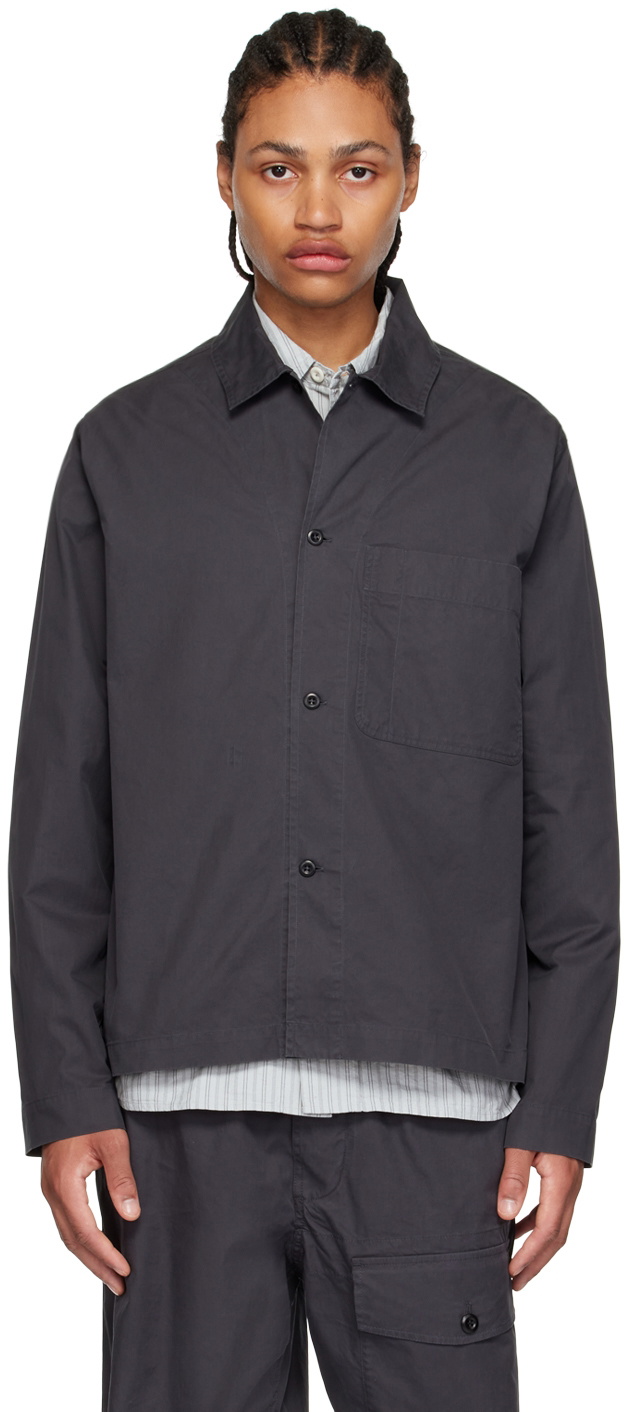 MHL by Margaret Howell Gray Cotton Shirt MHL by Margaret Howell