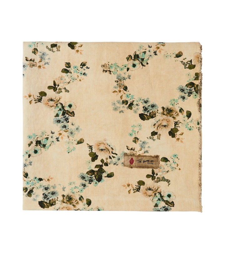 Photo: The House of Lyria Vetiver floral linen picnic blanket