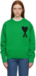 AMI Alexandre Mattiussi Green & Black Ami de Cœur Sweater