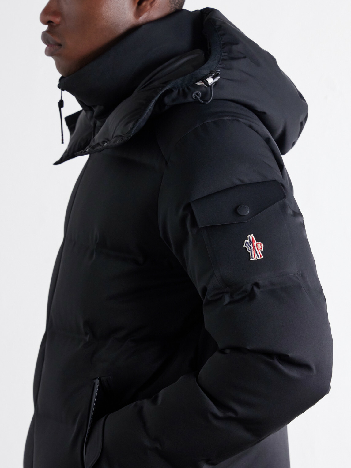 Moncler Grenoble - Montgetech Quilted Stretch-Shell Hooded Down Ski Jacket - Black