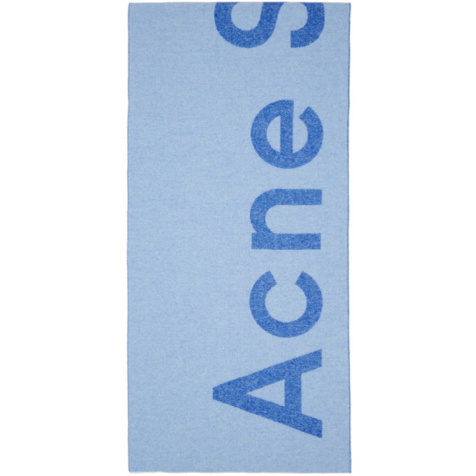 Photo: Acne Studios SSENSE Exclusive Blue Toronty Scarf