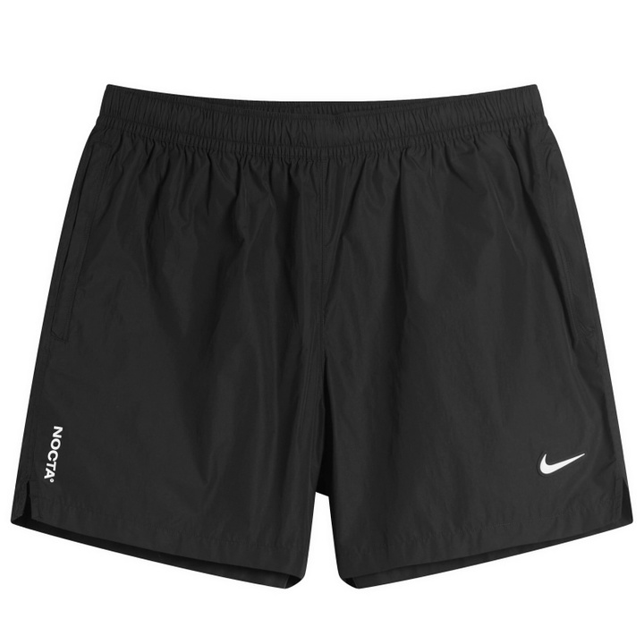 Photo: Nike Nocta Cardinal Stock Woven Short in Black/Black/White