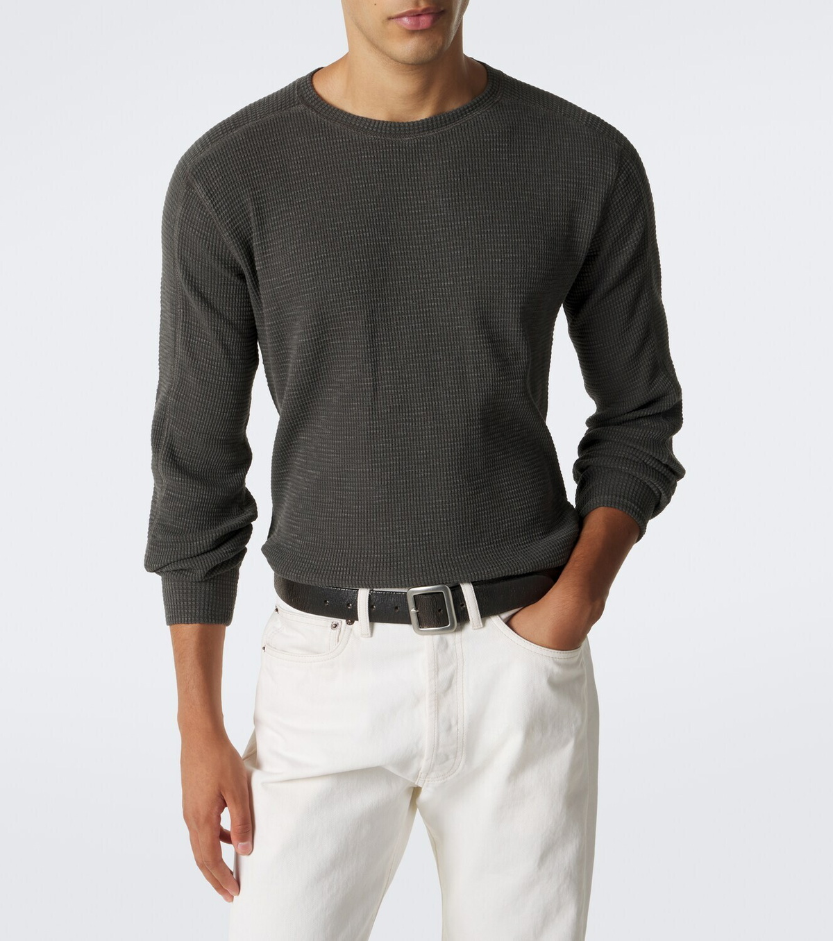 RRL Waffle-knit cotton sweater