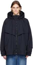 Juun.J Black Storm Flap Coat