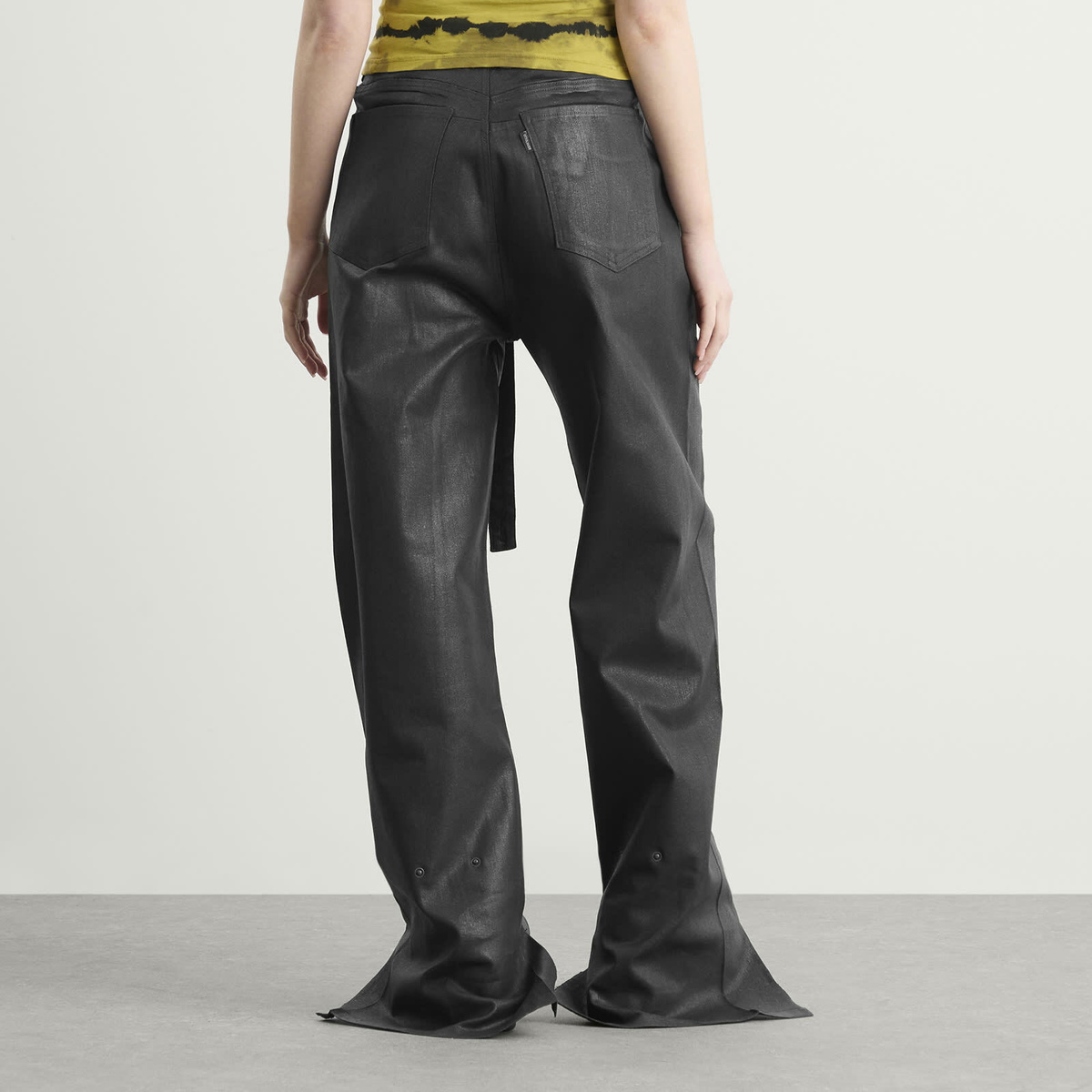 Ottolinger Women's Glazed Baggy Jeans in Black