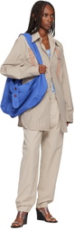 SC103 Blue Cocoon Bag
