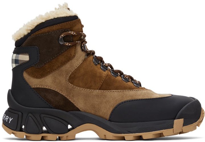 Photo: Burberry Brown Suede Tor Boots