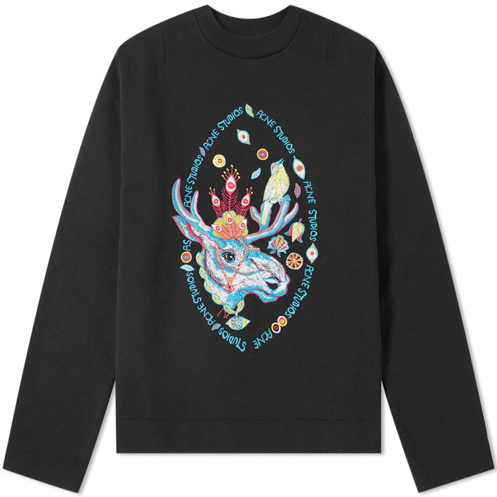 Photo: Acne Studios Oslavi Rave Moose Sweat Black