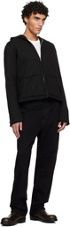 Carhartt Work In Progress Black Single Knee Jeans