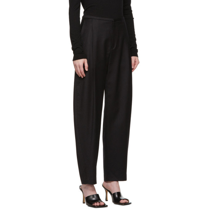 Toteme Black Wool Flannel Trousers Toteme