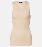 Wardrobe.NYC Ribbed-knit cotton tank top