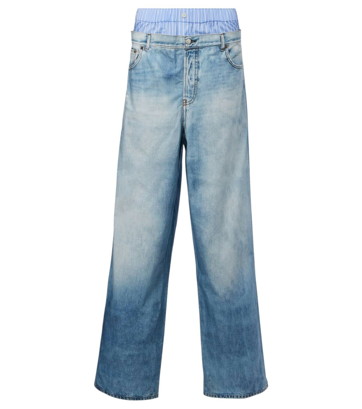 Acne Studios Shorebreak cut-out straight jeans Acne Studios