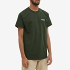 Alltimers Men's Estate Embroidered T-Shirt in Forest Green