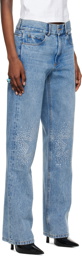 Abra Blue Rhinestone Jeans