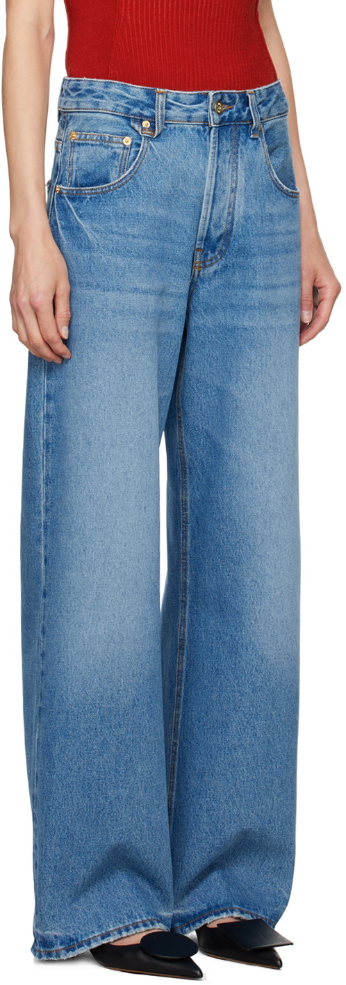 JACQUEMUS Blue Les Classiques 'Le de-Nîmes large' Jeans