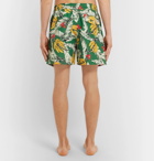 Polo Ralph Lauren - Traveller Mid-Length Printed Swim Shorts - Green