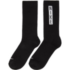 Nike Two-Pack Black and White Crew Socks