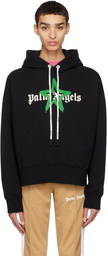 Palm Angels Black Star Sprayed Hoodie