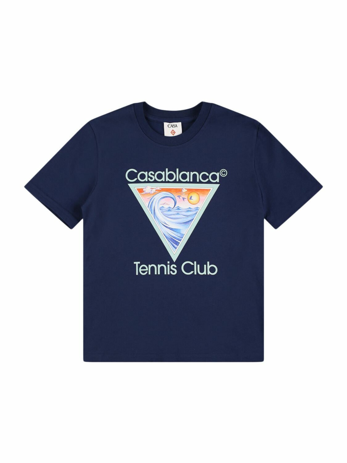 CASABLANCA Logo Printed Cotton Jersey T-shirt Casablanca