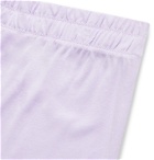 Entireworld - Slim-Fit Organic Cotton-Jersey Boxer Shorts - Purple