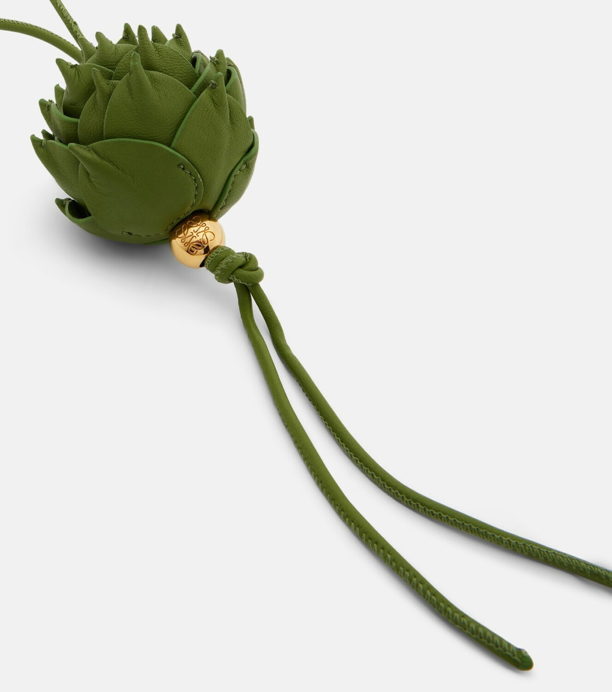 Loewe Artichoke leather bag charm