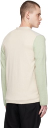 Comme des Garçons Homme Deux Multicolor Colorblocked Cardigan