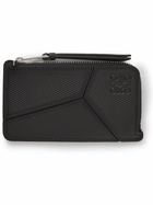 Loewe - Puzzle Logo-Debossed Textured-Leather Zipped Cardholder