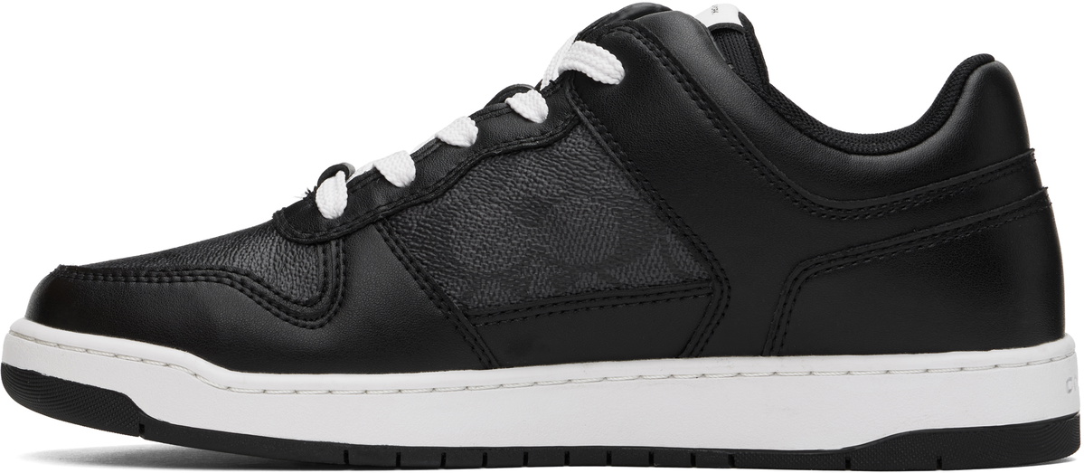 Coach 1941 Black C201 Signature Canvas Sneakers