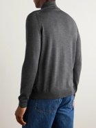 Incotex - Wool Half-Zip Sweater - Gray