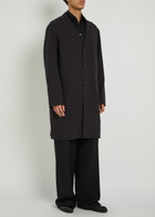 Lemaire Wool Coat Black