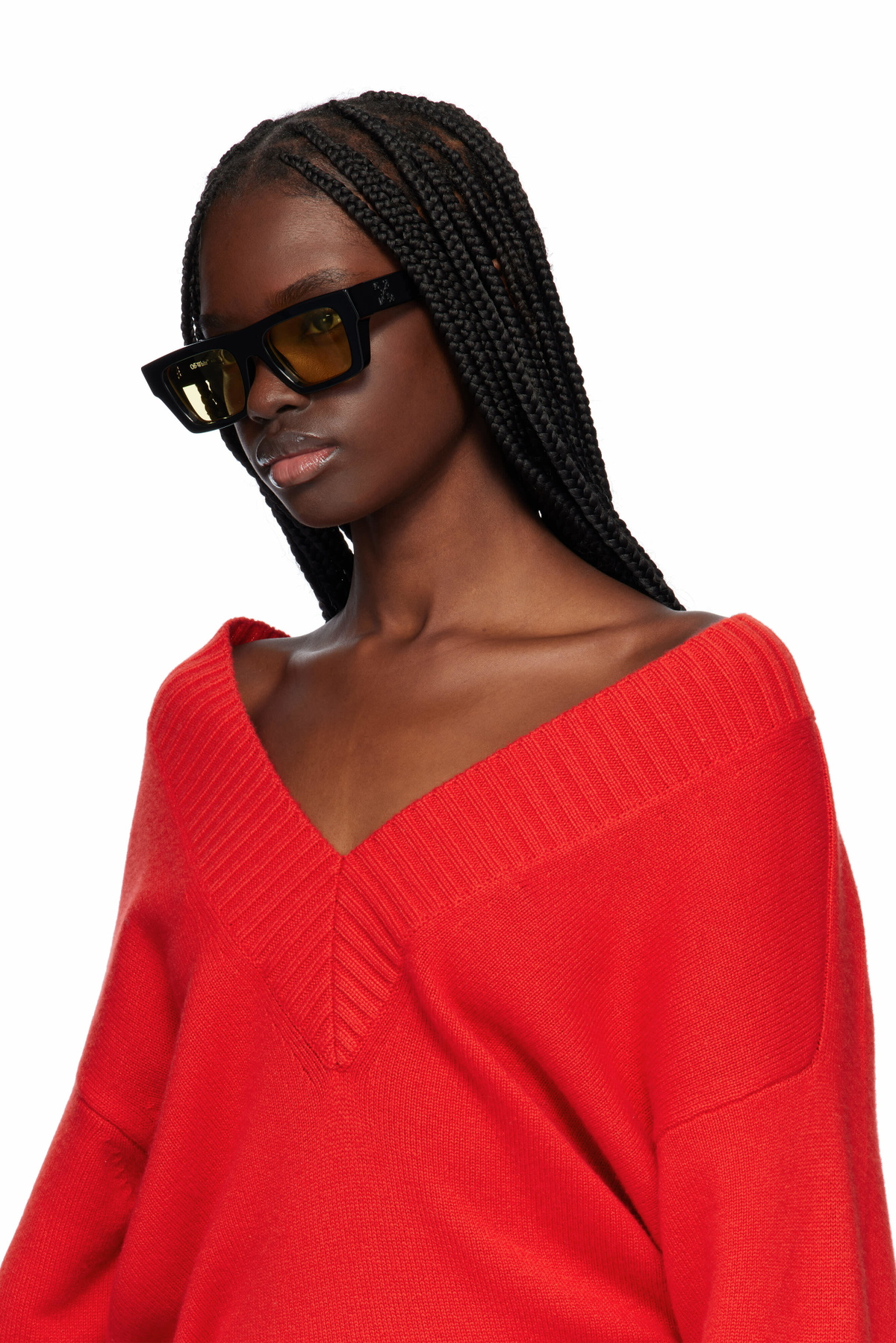 Off-White Black & Yellow Oregon Sunglasses