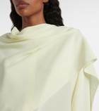 Calvin Klein Collection Kiki draped silk blouse