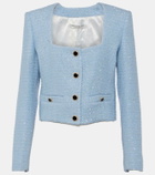 Alessandra Rich Sequined tweed jacket