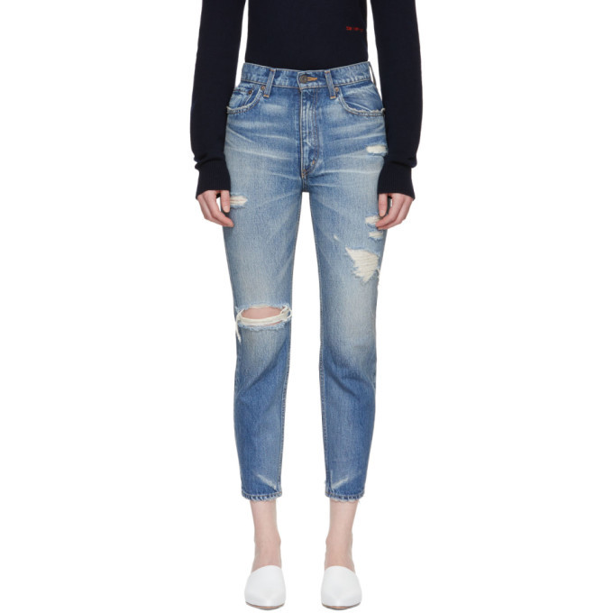 Photo: Moussy Vintage Blue Powell Boy Skinny Jeans