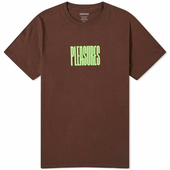 Photo: Pleasures Men's Master T-Shirt in Brown