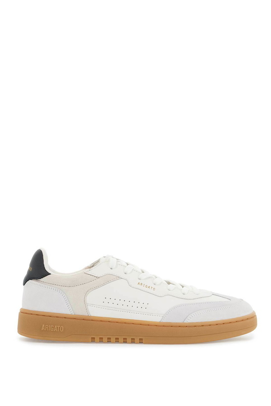 Photo: Axel Arigato Dice T-toe Sneakers In White Suede And Leather
